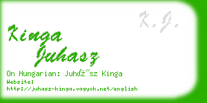 kinga juhasz business card